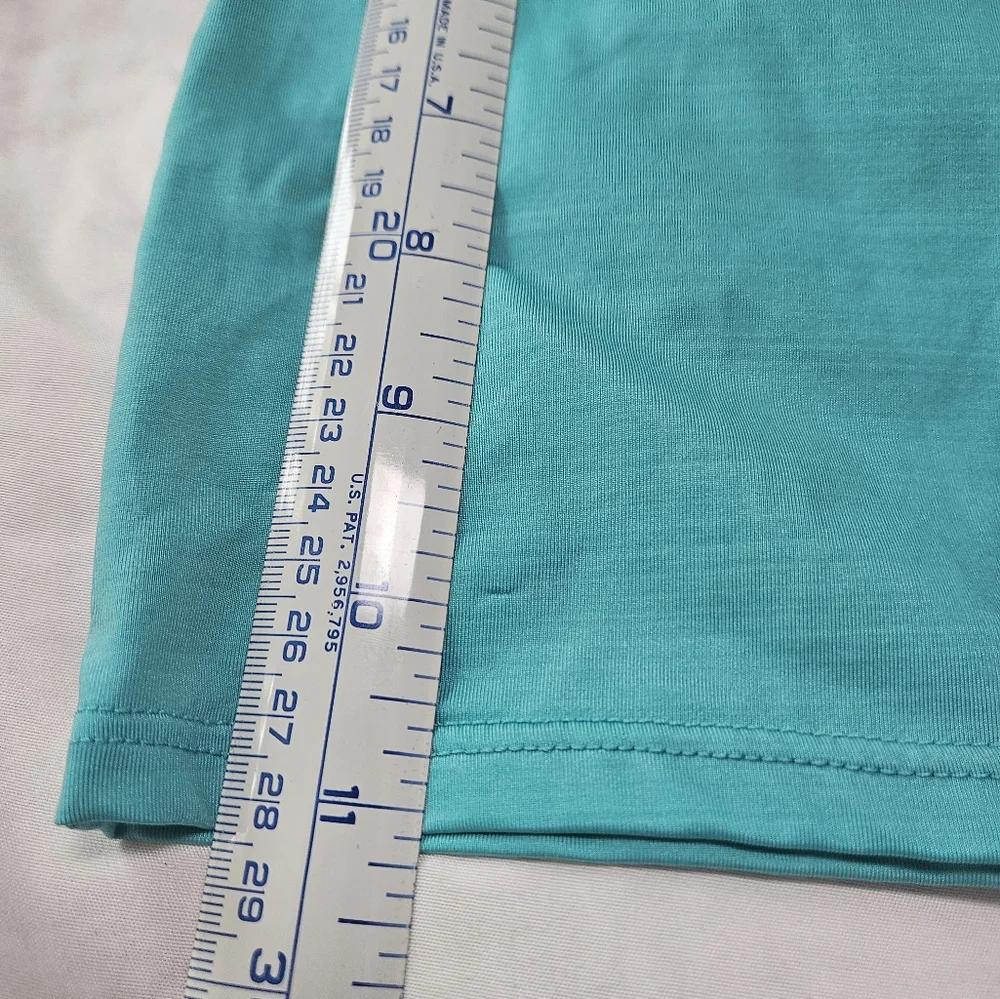 Patagonia Rash Guard Short Sleeve Top Unisex Size 6-12 Months Teal And Yellow